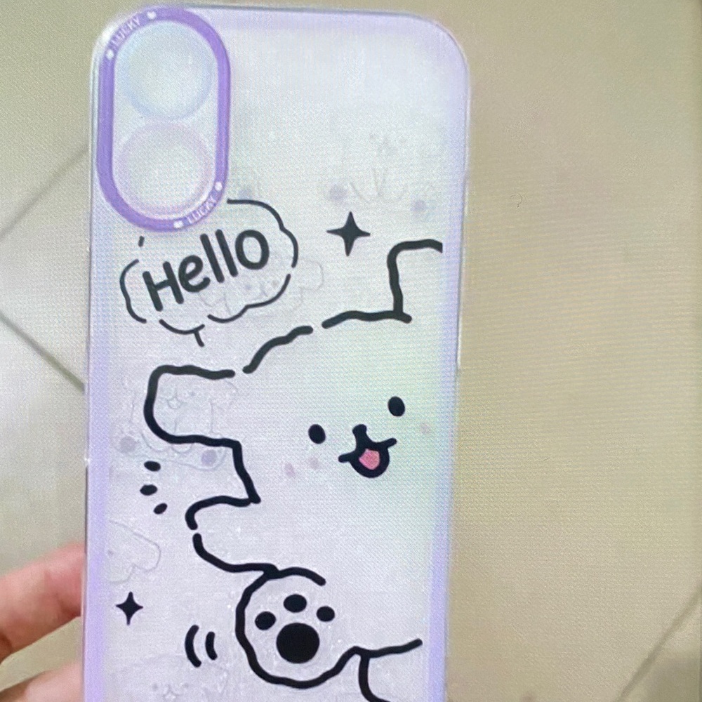 Cute Purple Cartoon Phone Case